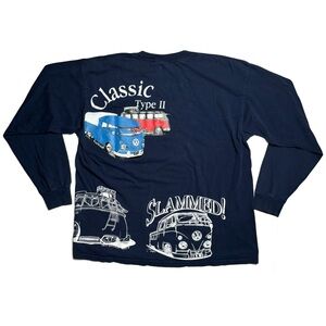 Vintage Y2K Bus Rider Volkswagen VW Long Sleeve T-Shirt